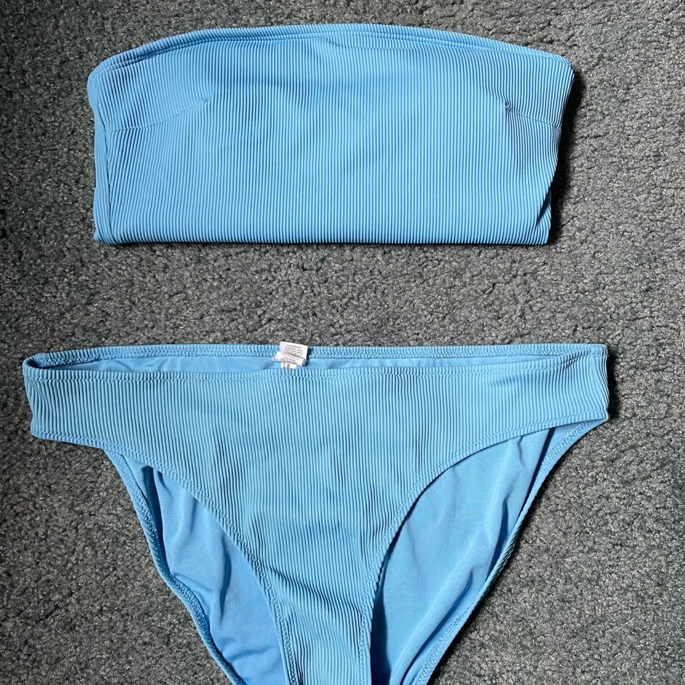 Aerie bandeau swim bikini set